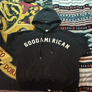 Good American short sleeve hoodie